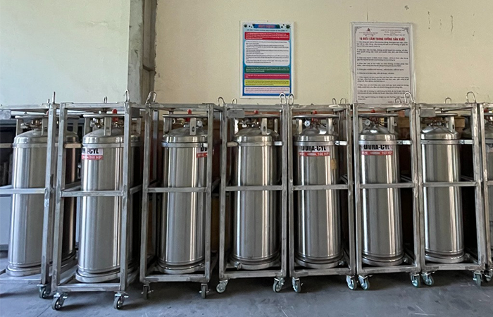 Bình chứa khí hóa lỏng chất lượng cao, an toàn trong lưu trữ và vận chuyển